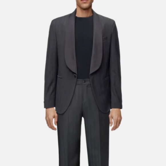 BNWT AW24 DRYKORN BELAZO STRIPED DINNER JACKET 50 - Picture 12 of 12